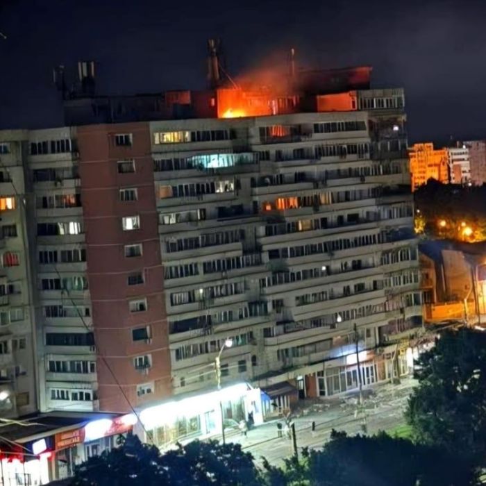 Dron Geran-2 impacta un edificio en Galati, Rumania; deja dos heridos