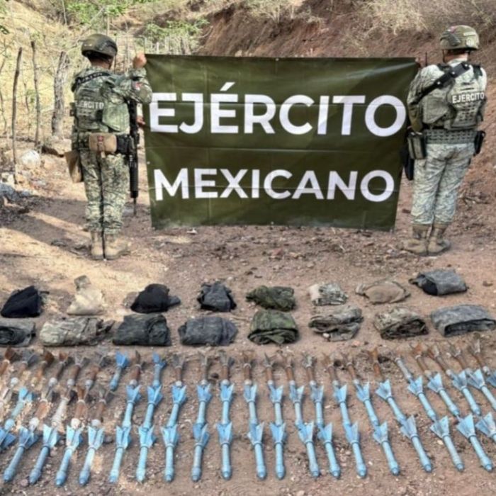 Ejército asegura y destruye más de 100 explosivos; localizan semillas de droga en Badiraguato