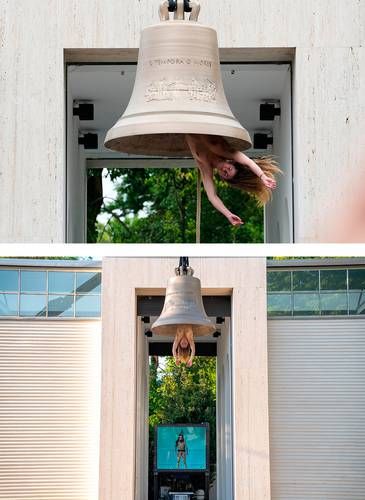 Florentina Holzinger presenta ‘SEAWORLD VENICE’ y una performance con una mujer‑campana en la Bienal de Venecia