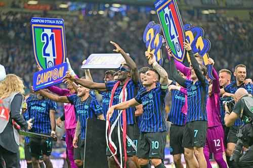 Inter de Milán asegura su 21.º título de la Serie A