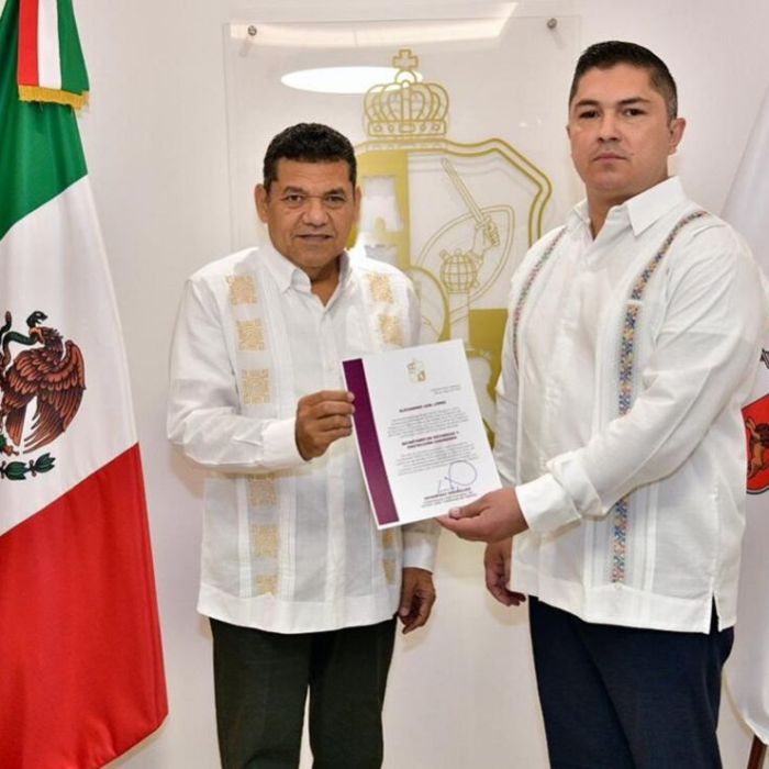 Javier May nombra a Alejandro Leal López como secretario de Seguridad de Tabasco