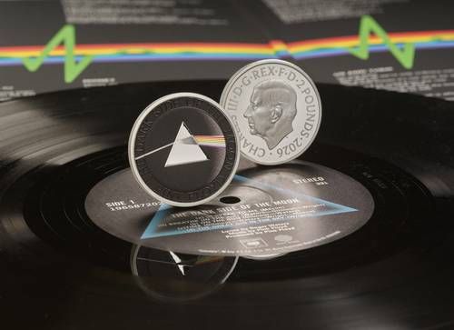 La Royal Mint emite la primera moneda conmemorativa del Reino Unido dedicada a Pink Floyd