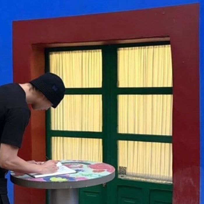 RM de BTS visitó la Casa Azul y dejó mensaje en el libro de visitantes