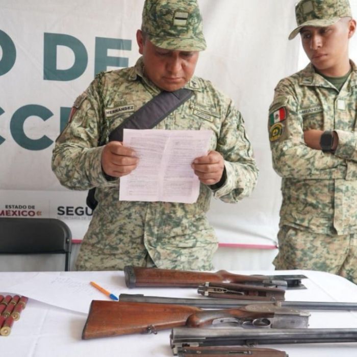 Resultados del Canje de Armas 2026 en el Estado de México: 218 armas y 353 granadas recolectadas