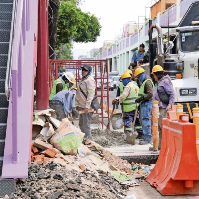 Abren puentes peatonales al Jardín Flotante, pero continúan obras en Chabacano