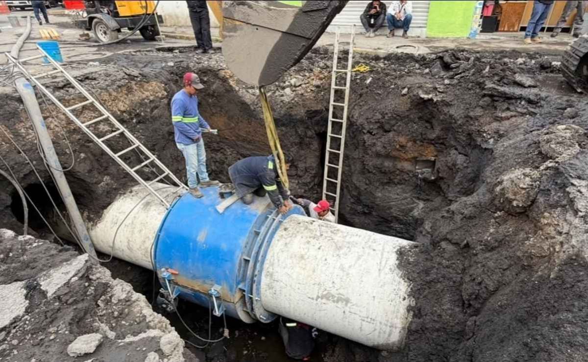 concluye-reparacion-de-fuga-en-el-ramal-tlahuac-suministro-de-agua-se-normalizara-gradualmente