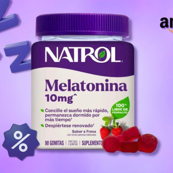 Gomitas de melatonina Natrol de 10 mg bajan a $279 pesos en Amazon México